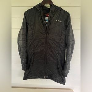 Black Lightweight Omni-Heat Spring/Fall Columbia Jacket